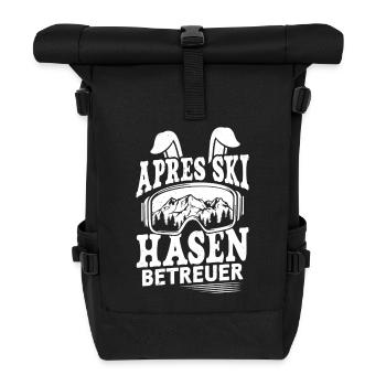 Moniteur de ski APRES-SKI LAPIN SUPERVISEUR Fun - Sac à dos roll top - noir - Devant