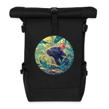 Rat Rat - Roll Top Backpack - black - Front