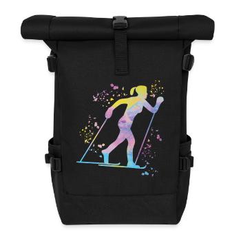 Ski de fond Ski de fond - Sac à dos roll top - noir - Devant