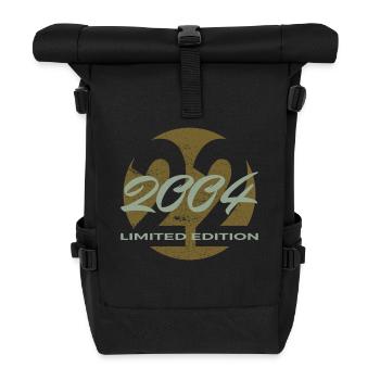 22e anniversaire 2004 cadeau pour hommes et femmes - Sac à dos roll top - noir - Devant