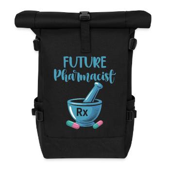 Zukunft Apotheker - Rolltop Rucksack - Schwarz - Vorne