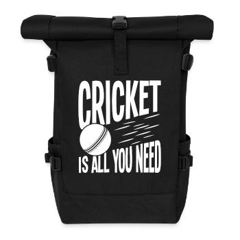 Le cricket est tout ce dont tu as besoin - Sac à dos roll top - noir - Devant