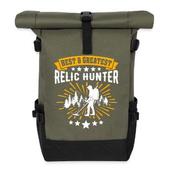Recherche de reliques du Chercheur de Reliques - Sac à dos roll top - olive/noir - Devant