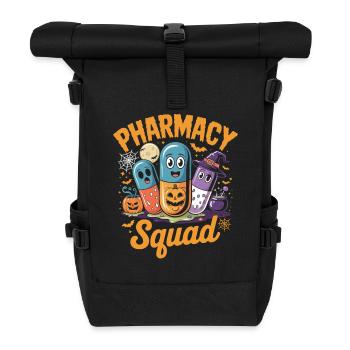 Apotheken Squad Halloween Pillen - Rolltop Rucksack - Schwarz - Vorne