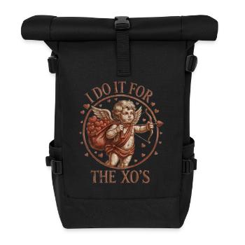 I Do It For The XOs Cupid - Rolltop Rucksack - Schwarz - Vorne