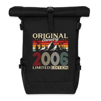20th Birthday Original January Volume 2006 - Roll Top Backpack - black - Front