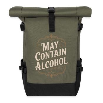 Peut contenir de l’alcool Alkohol Mallorca Saufen JGA - Sac à dos roll top - olive/noir - Devant