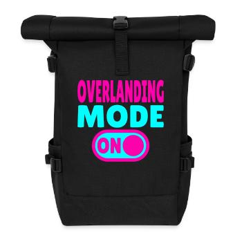 Overlanding Mode ON – Switch to Adventure - Roll Top Backpack - black - Front