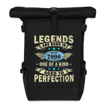 20th Birthday Original January Volume 2006 - Roll Top Backpack - black - Front