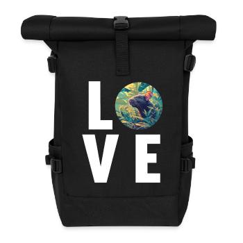 Rat Rat - Roll Top Backpack - black - Front
