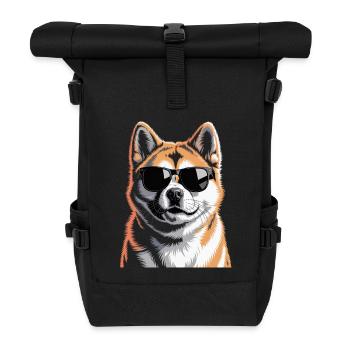 Akita - Roll Top Backpack - black - Front
