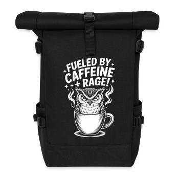 Dictons du café Caféine Cadeau drôle de café - Sac à dos roll top - noir - Devant