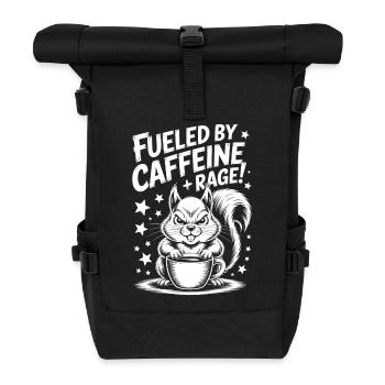 Dictons du café Caféine Cadeau drôle de café - Sac à dos roll top - noir - Devant