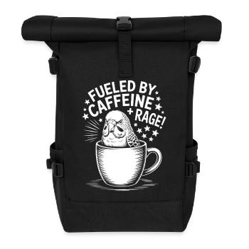 Dictons du café Caféine Cadeau drôle de café - Sac à dos roll top - noir - Devant