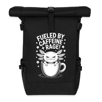 Dictons du café Caféine Cadeau drôle de café - Sac à dos roll top - noir - Devant