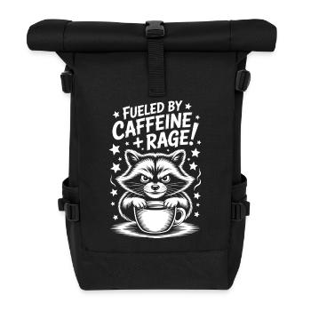 Dictons du café Caféine Cadeau drôle de café - Sac à dos roll top - noir - Devant