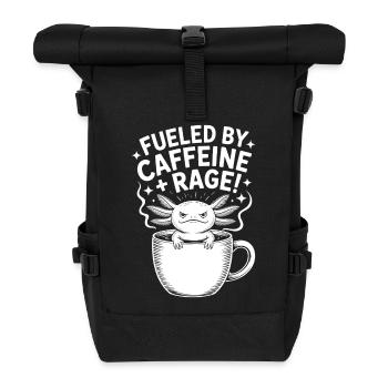 Dictons du café Caféine Cadeau drôle de café - Sac à dos roll top - noir - Devant