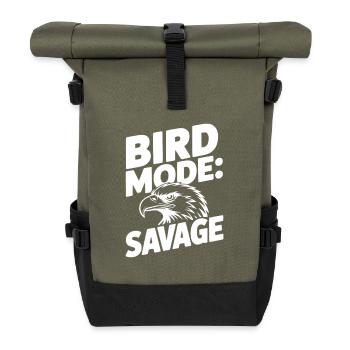 Bird Mode: Savage - Roll Top Backpack - olive/black - Front