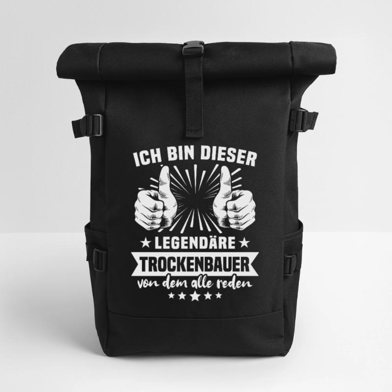 Drywall Builder Legend Roll Top Backpack