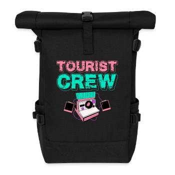 Équipe de tourisme caméra Équipement de voyage World Travelers - Sac à dos roll top - noir - Devant