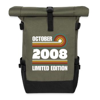 Édition limitée cadeau pour le 18e anniversaire 2008 - Sac à dos roll top - olive/noir - Devant
