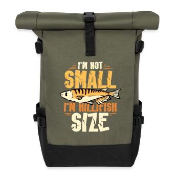 Toothcarp Killfish Toothed carp - Roll Top Backpack - olive/black - Front