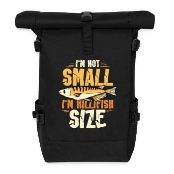 Toothcarp Killfish Toothed carp - Roll Top Backpack - black - Front