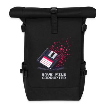 Save File Broken | Undertaker Irony - Roll Top Backpack - black - Front