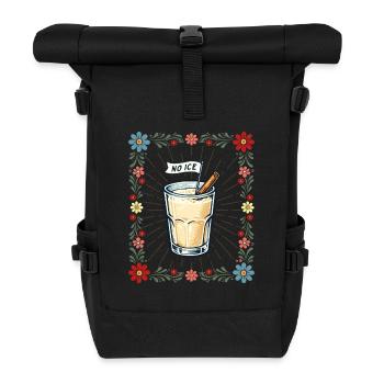 No Immigration Rights Protest Anti Deportation - Roll Top Backpack - black - Front