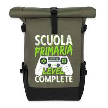 Primary School Diploma Elementary School 2026 - Roll Top Backpack - olive/black - Front