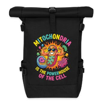 Humour scientifique des mitochondries - Sac à dos roll top - noir - Devant
