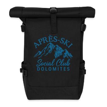 Après Ski Social Club Dolomites - Sac à dos roll top - noir - Devant