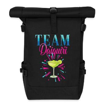 Équipe de cocktails de soirée de jeune fille Daiquiri - Sac à dos roll top - noir - Devant