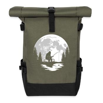 Pêche au Bigfoot - Sac à dos roll top - olive/noir - Devant