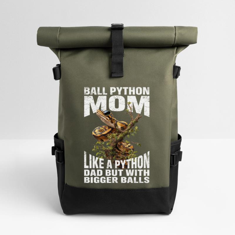Maman Python roi Maman Serpents Terrarium Python Sac à dos roll top