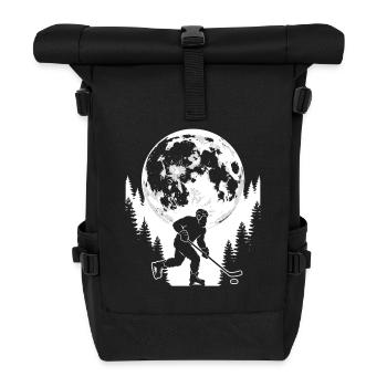 Bigfoot Eishockeyspieler - Rolltop Rucksack - Schwarz - Vorne