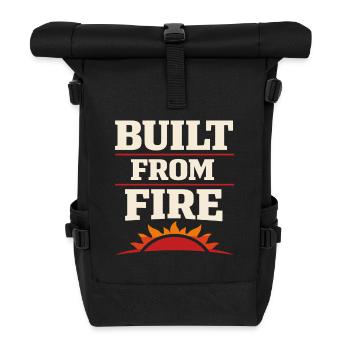 Healing Journey to Transform Inner Strength - Roll Top Backpack - black - Front