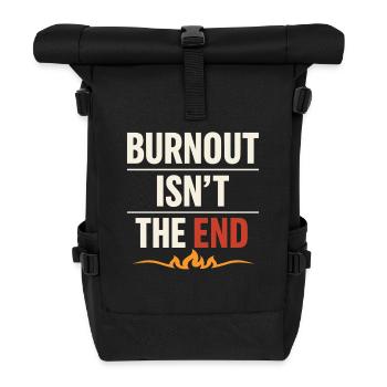 Healing Journey to Transform Inner Strength - Roll Top Backpack - black - Front