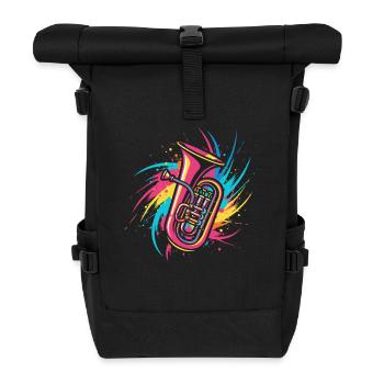 Tuba - Roll Top Backpack - black - Front