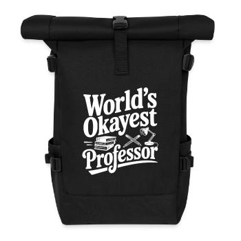 Der beste Professor der Welt - Rolltop Rucksack - Schwarz - Vorne