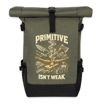 Prepper Survivalists - Roll Top Backpack - olive/black - Front