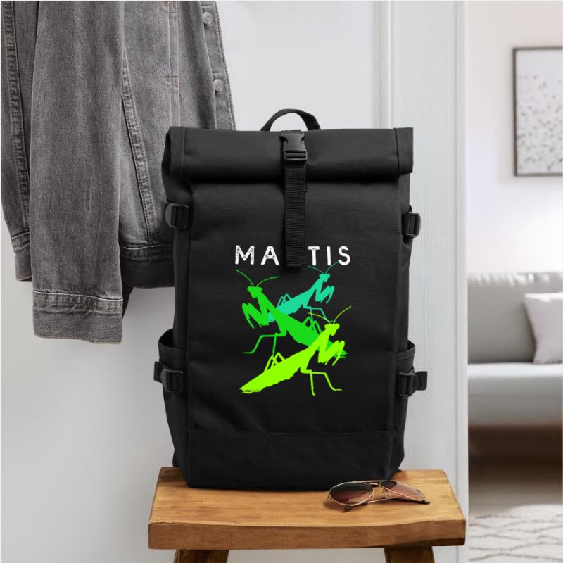 Gottesanbeter Gottesanbeterin Mantis Rolltop Rucksack