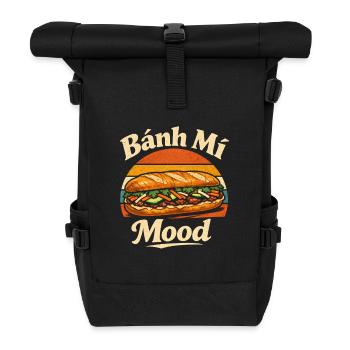 Banh Mi Laune | Vietnam Street Food, Foodie - Sac à dos roll top - noir - Devant