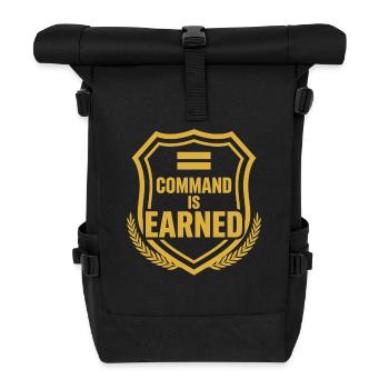 Police Lieutenant Police Lieutenant Rank Lt - Roll Top Backpack - black - Front