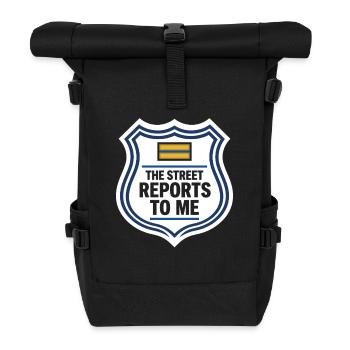 Police Lieutenant Police Lieutenant Rank Lt - Roll Top Backpack - black - Front