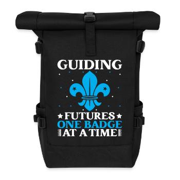 Girl Scout Leader Guiding Futures Scout - Rolltop Rucksack - Schwarz - Vorne