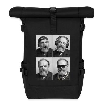 Johannes Brahms. - Roll Top Backpack - black - Front