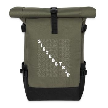 Cruise Ship Cruise - Roll Top Backpack - olive/black - Front