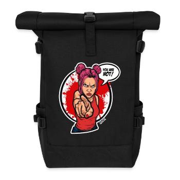 Pointing Power Diva - Roll Top Backpack - black - Front