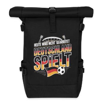 Germany Matchday Soccer Fan Soccer - Roll Top Backpack - black - Front